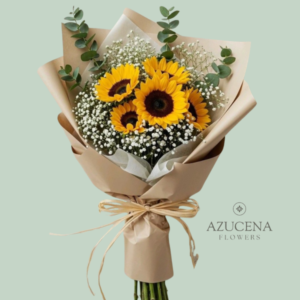 Ramo con 5 Girasoles
