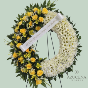Corona en Rosas Amarillas