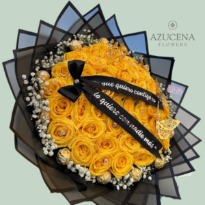 Rosas y Dulzura en Ramo