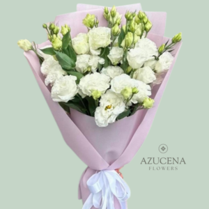 Lisianthus Blancos en Ramo