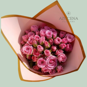 Mini Rosas en Ramo