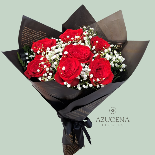 Ramo con 7 Rosas Rojas